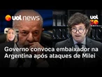 Janaína Figueiredo: Governo convoca embaixador na Argentina após ataques de Milei a Lula
