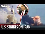 Trump launches fresh strikes on Iranian missile sites and naval boats