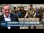 WERBEN FÜR BUNDESWEHR: Pistorius stolz ‒ Tausende neue Rekruten wollen Deutschland dienen
