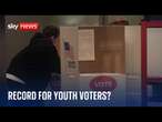 US election: Youth voters on track to break turnout records?