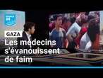 Gaza : les médecins s'évanouissent à cause de la faim, selon l'UNRWA • FRANCE 24