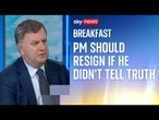 Starmer should resign if he didn't tell whole truth about Mandelson, says shadow chancellor