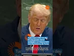 Tudo o que a ONU me deu foi uma escada rolante e um teleprompter que não funciona, diz Trump