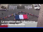 14-Juillet: la coalition des volontaires pour Kiev réunie en clôture du défilé