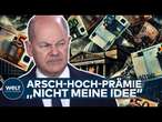 ARSCH-HOCH-PRÄMIE: ,,Nicht meine Idee!