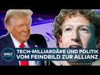 TRUMP BESUCHT ZUCKERBERG: Vom Feindbild zur Allianz der Tech-Titanen