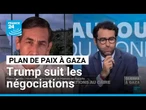 Plan de paix à Gaza : Donald Trump suiveur attentif des négociations • FRANCE 24