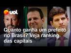 Qual é o salário de um prefeito? Confira quais capitais brasileiras pagam mais e menos; vídeo