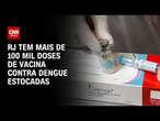 RJ tem mais de 100 mil doses de vacina contra dengue estocadas | CNN ARENA