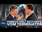 BERLIN: Schwarzenegger erhält Ehrendoktor in Berlin – Habeck hält Laudatio für Filmhelden