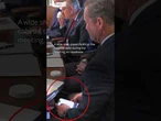 Waltz at cabinet meeting day before his ousting