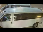 Surveillance video shows the moment a van is hit outside a Dallas ICE facility
