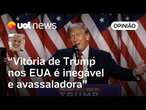 Trump teve vitória inquestionável sobre Kamala e chega mais forte ao 2º mandato, diz Kennedy