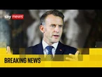 French President Macron speaks after wildfires crisis meeting