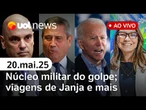 Moraes confronta general; STF julga núcleo militar do golpe; celular de Mauro Cid | UOL News ao vivo
