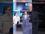 Elisa Veeck apresenta redação da CNN Brasil para Richard Quest
