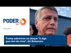 Trump sobreviver ao ataque "é algo que vem de cima", diz Bolsonaro