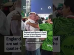 England and Mexico fans celebrate thrilling World Cup match