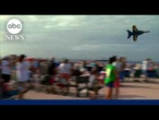 Navy to investigate Blue Angels jet flying low over beachgoers