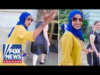 SEE IT: Ilhan Omar LAUGHS OFF reporter's questions about investigation