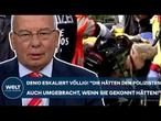 BERLIN: Demo eskaliert völlig! "Die hätten den Polizisten auch umgebracht, wenn sie gekonnt hätten!"