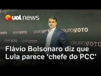 Flávio Bolsonaro diz que Lula parece 'chefe do PCC', durante evento com empresários