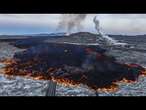 No Comment. The floor is lava : images impressionnantes de coulées de lave en Islande