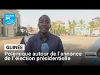 Guinée : polémique autour de l’annonce de l"élection présidentielle de décembre 2025