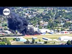 Incredible survival story after plane crashes in Montana
