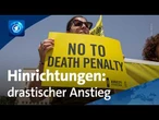 Todesstrafe: Amnesty meldet höchste Zahl an Hinrichtungen seit 1981