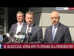 Błaszczak: jesteśmy pod PK i żądamy, żeby powstał specjalny zespół, który zajmie się przestępcami
