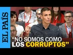 PSOE | Sánchez asegura en el comité no ser "como los corruptos" y asegura mantenerse "como capitán"