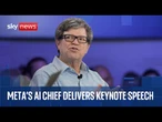 Emmanuel Macron, Nvidia CEO and Mistral AI CEO discuss future technology at VivaTech in Paris