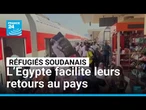 Réfugiés soudanais : l’Égypte facilite les retours volontaires avec des trains gratuits