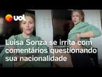 Luísa Sonza se irrita com comentários questionando sua nacionalidade: 'Já viu alguma russa assim?'