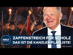 ABSCHIED FÜR SCHOLZ IN BERLIN: Bundeswehr spielt Beatles, Bach und Aretha beim Zapfenstreich!