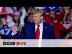 Would Donald Trump accept defeat in the US presidential election? | BBC News