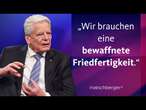 Joachim Gauck über Trump, Sicherheit und Angst als politischer Faktor | maischberger