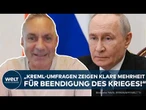 UKRAINE-KRIEG: Brisante Kreml-Umfragen! Jetzt wollen auch Putinnahe ein schnelles Kriegsende!