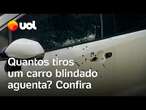 Empresário é morto a tiros de fuzil dentro do carro: quantos disparos um veículo blindado aguenta?