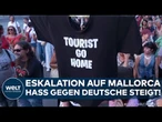 MALLORCA: Eskalation! Hass gegen Deutsche! Drohungen an Geschäften und Autos