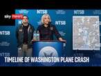 Washington plane crash: National Transportation Safety Board news conference