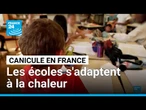 Canicule en France : Les écoles tentent de s'adapter • FRANCE 24