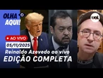 Reinaldo ao vivo: RJ dispensa perícia da PF; Carta de Trump a Castro; Eleição em NY e+ notícias