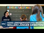 BEAMTENBUND AUSSER SICH! Arbeitszeit für Staatsdiener soll verlängert werden!