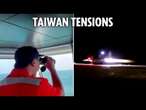 LIVE: Fighter jets taking off and landing after China announced military drills encircling Taiwan