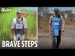 Prince Harry follows in mum Princess Diana’s footsteps as he walks among landmines in Angola