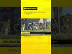Train collides with school bus in Belgium