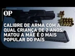 Pistola 9mm, com a qual criança de 2 anos matou a mãe em MS, é a mais popular do país