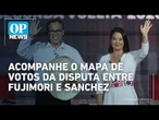 Eleições no Peru: acompanhe o mapa de votos da disputa entre Fujimori e Sanchez | O POVO NEWS